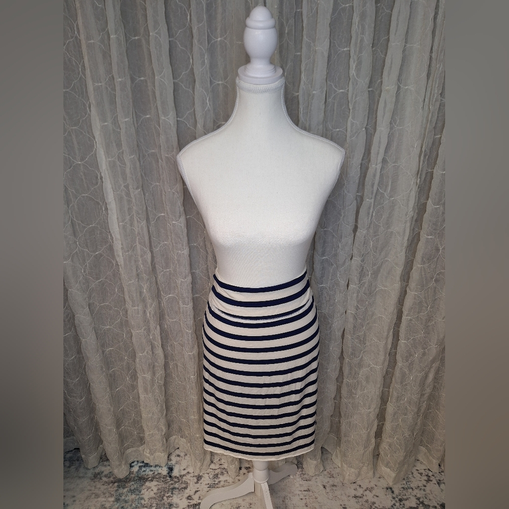 Jofit Blue White Essential Skirt Pencil  Knee-Length Athleisure Golf Tennis